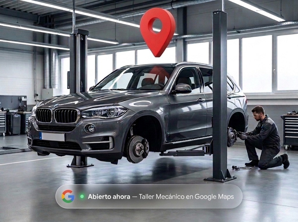 Ficha de Google Maps y Posicionamiento Local para Taller Mecánico